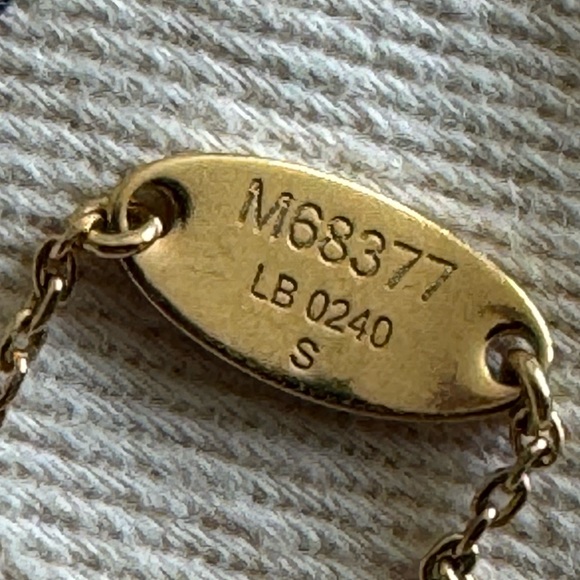 Louis Vuitton 2020 Blooming Strass Gold Plated Ring Size 7 - Picture 7 of 8